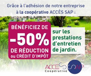 -50% d'abattement fiscal sur les prestations d'espaces verts à Bourg-en-Bresse